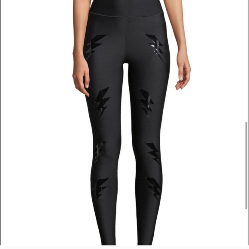 Ultracor Black Lightning Pattern Leggings